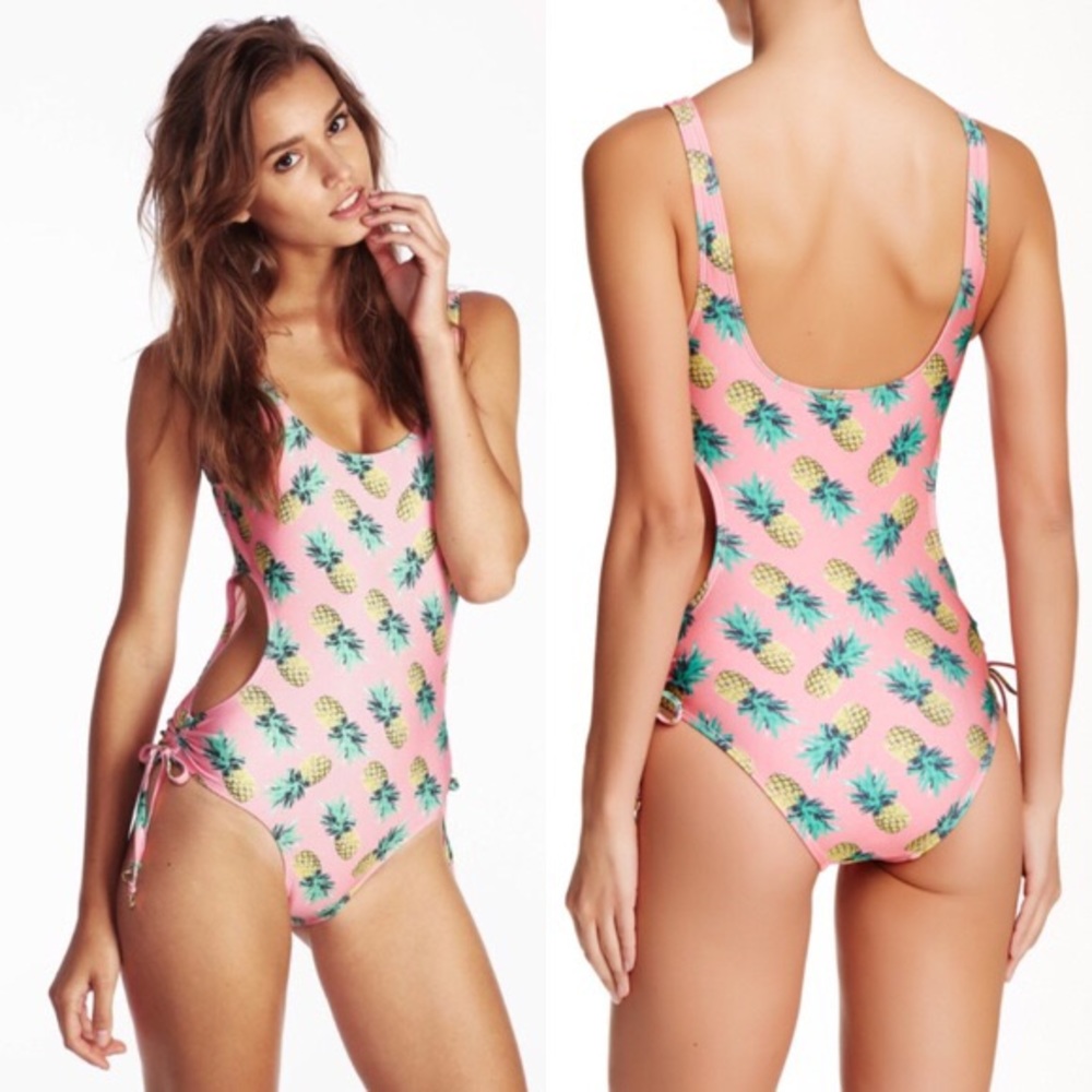 🍍RARE Wildfox pineapple swimsuit